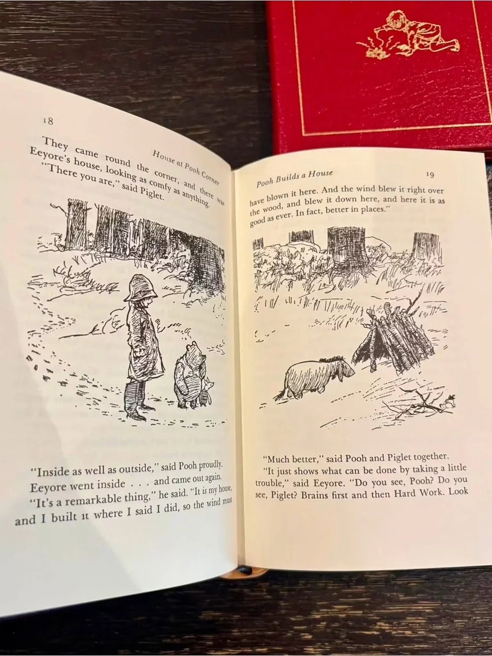 Winnie the Pooh leather-bound first collector edition